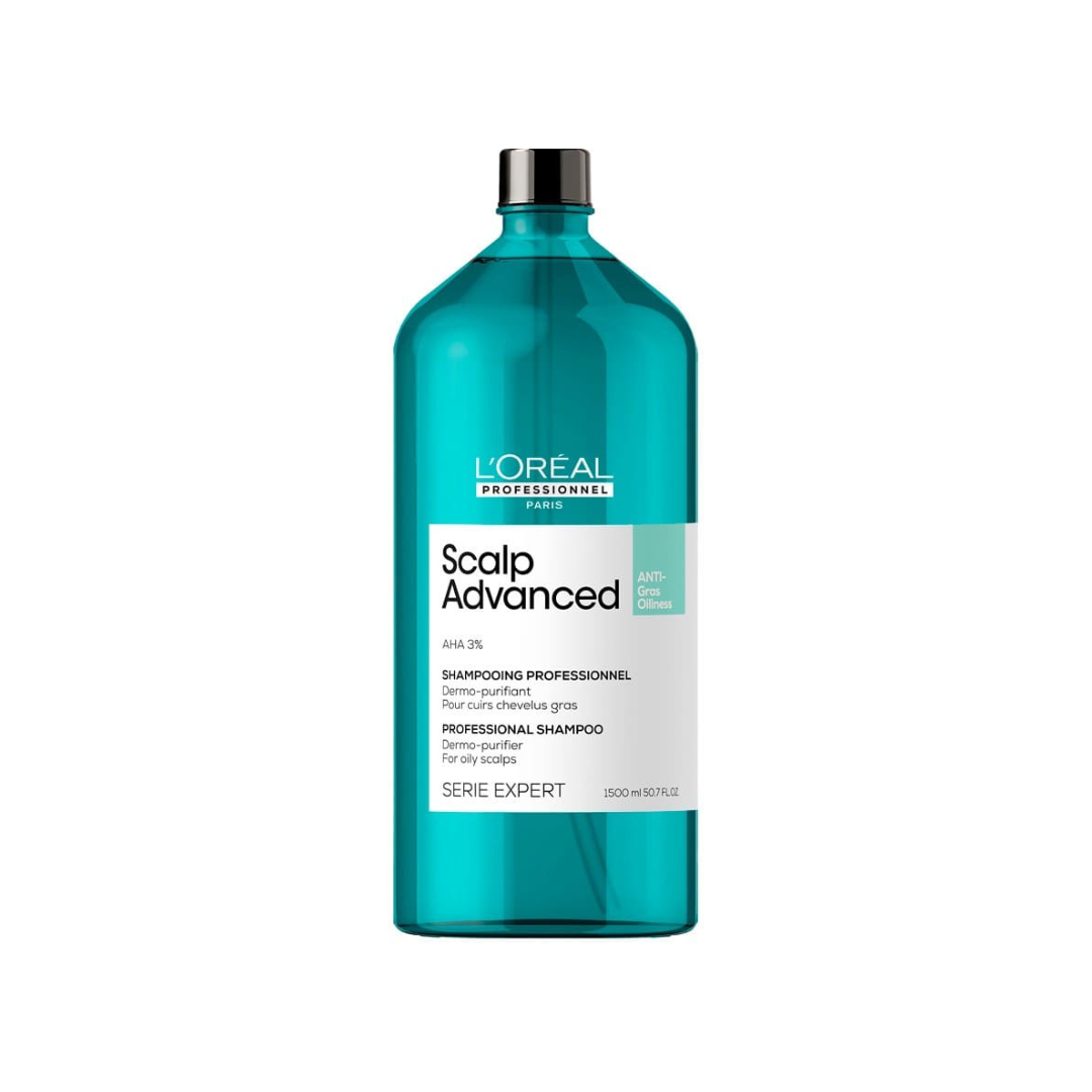 Shampoo Scalp Advanced Cabello Anti-Gras Oiliness 1500ml Loreal Professionnel