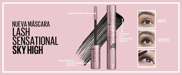 Maybelline Máscara de pestañas Lash Sensational Sky High Muy Negra K4962700