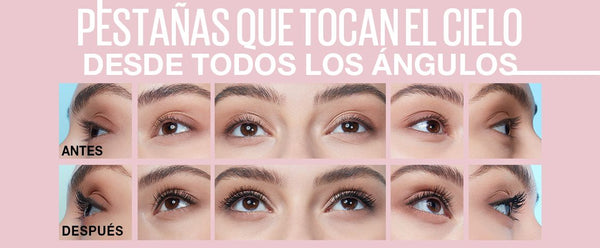 Maybelline Máscara de pestañas Lash Sensational Sky High A Prueba De Agua Muy Negro