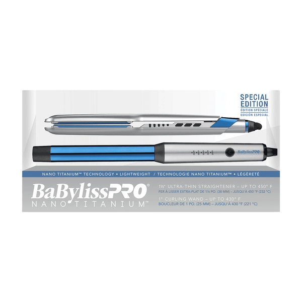 Kit Babyliss Pro Plancha 38mm + Ondulador 25 mm BNTPP34UZ