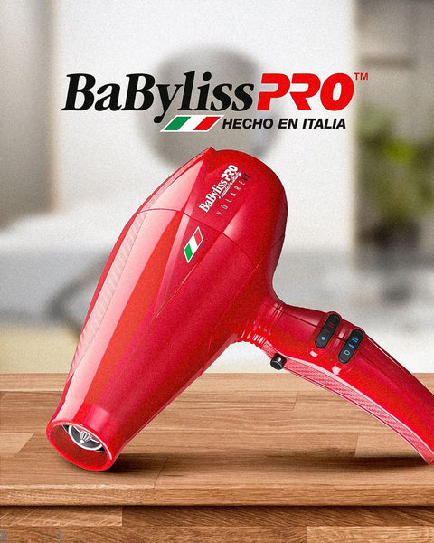 SECADOR BABYLISS VOLARE BABFR V1 MOTOR FERRARI ROJO