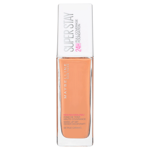 Base Maquillaje Superstay 24H Alta Cobertura 58 True Caramel