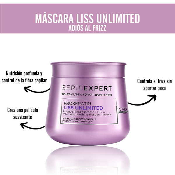 Máscara Liss Unlimited 250 ml LOréal Professionnel