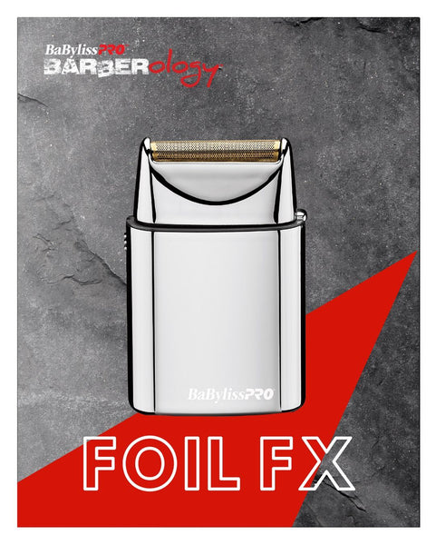 Afeitadora Foil FX01 Métalica Inalámbrica BabylissPro BFS1UB - Usa Batería AA