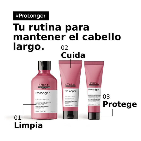 Pack Shampoo Pro Longer 300 ML + Acondicionador Pro Longer 200 ML + Estuche