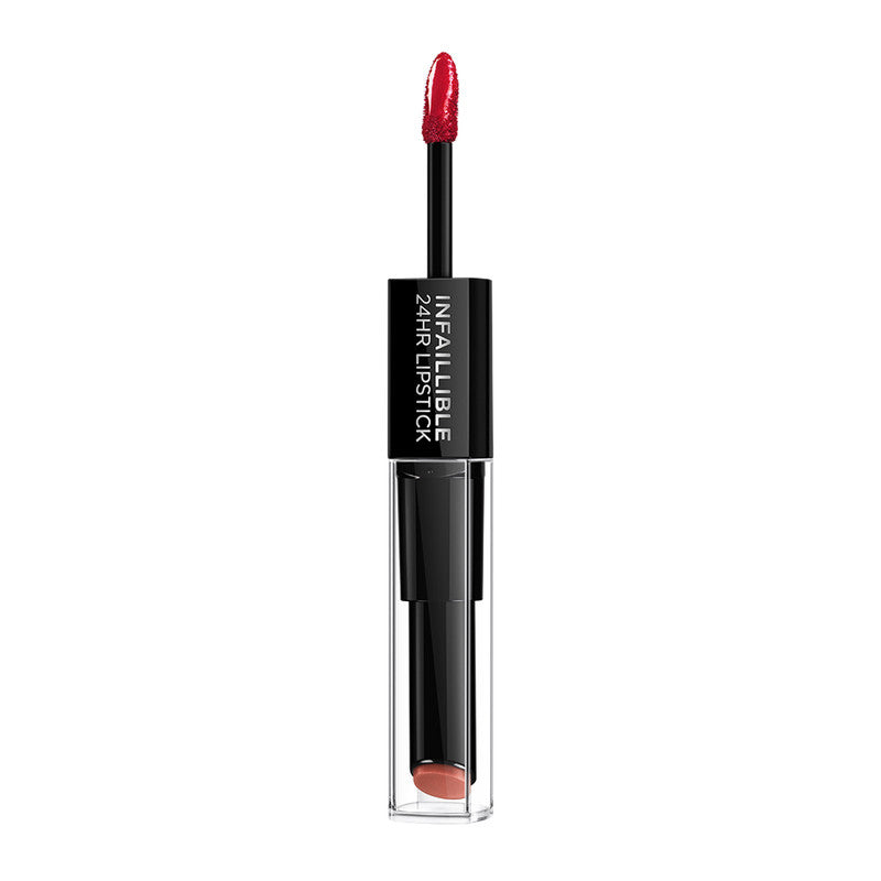 Labial Infallible 506 Red Infallible 2-Step L'oreal Paris