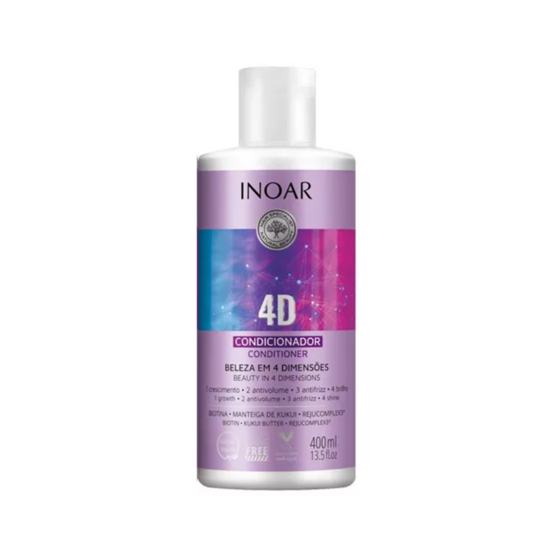 Acondicionador 4D INOAR 400ml