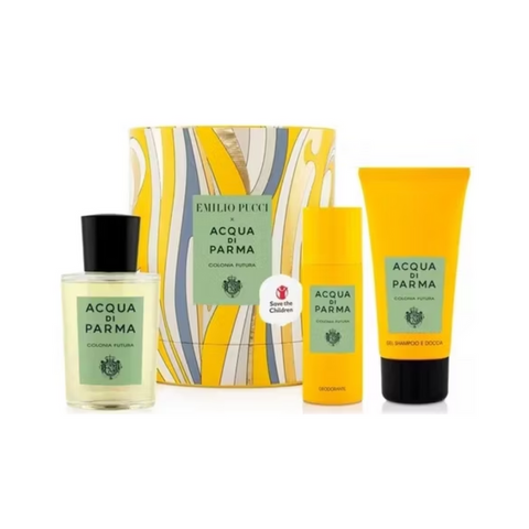 Acqua Di Parma Colonia Futura EDC 100 ml + Gel Shampoo 75 ml + Deo 50 ml