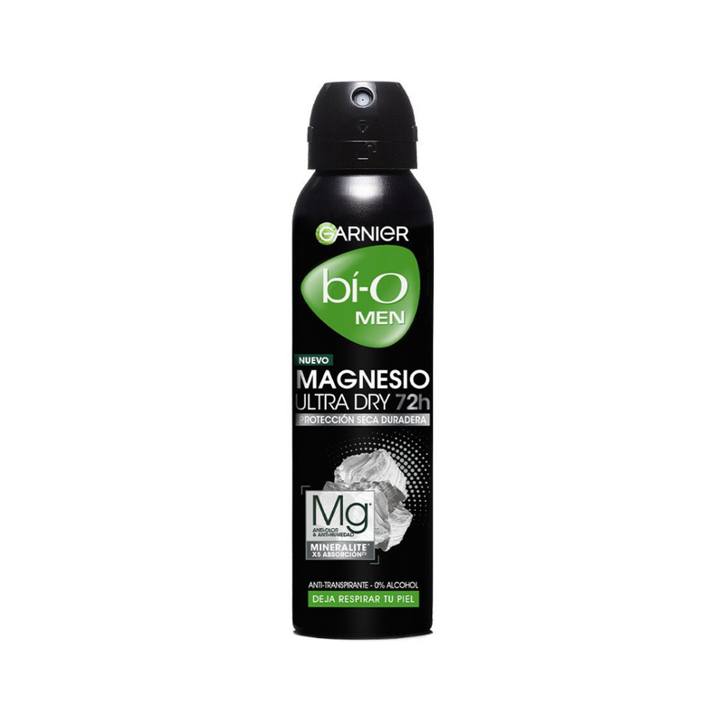 Antitranspirante Bí-O Men Magnesio Ultra Dry 150 ml.