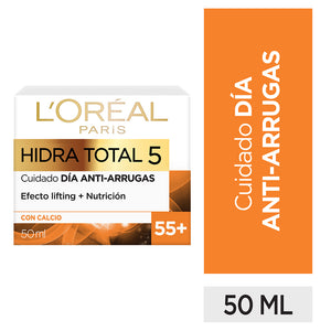 Crema De Día Anti-Arrugas + 55 Hidra -Total 5 50 ml