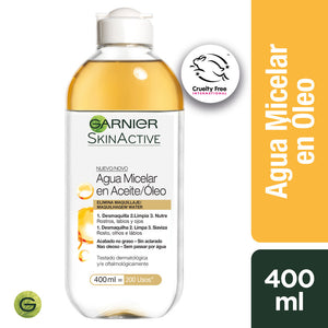 Agua Micelar En Óleo Skin Active 400 ml