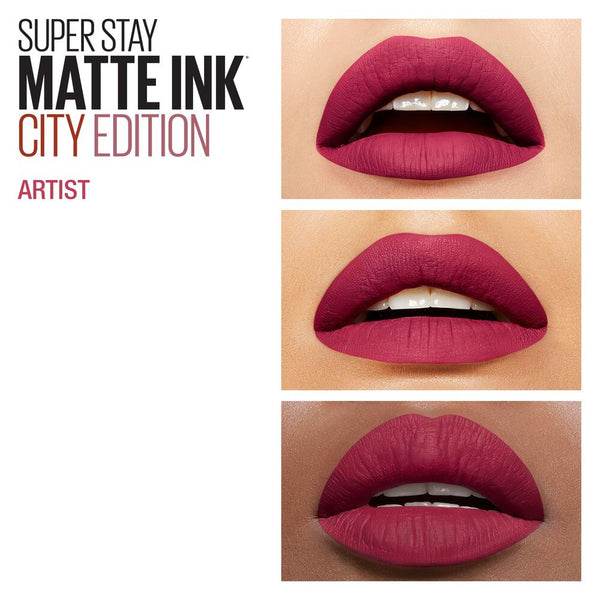 Labial Larga Duración Superstay Matte Ink 120 City Artist