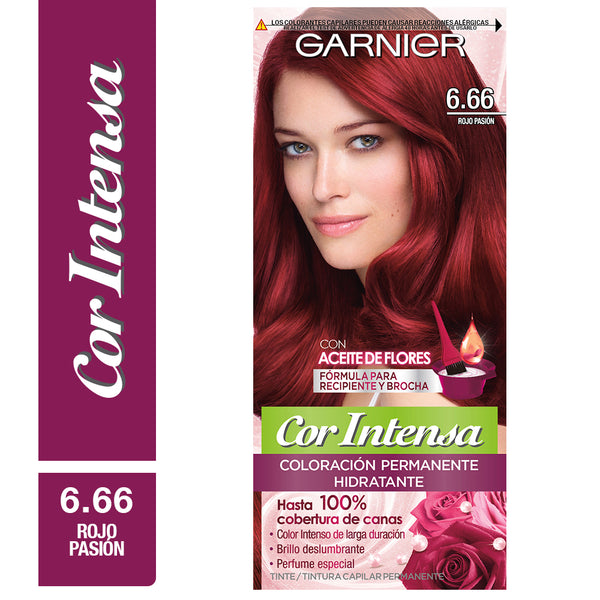 Tinte Cor Intensa 6.66 Rojo Pasión Garnier