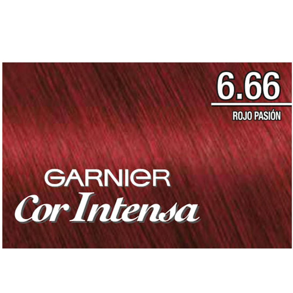 Tinte Cor Intensa 6.66 Rojo Pasión Garnier