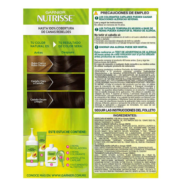 Tinte Nutrisse Ult Cob 40U Castaño Profundo Garnier