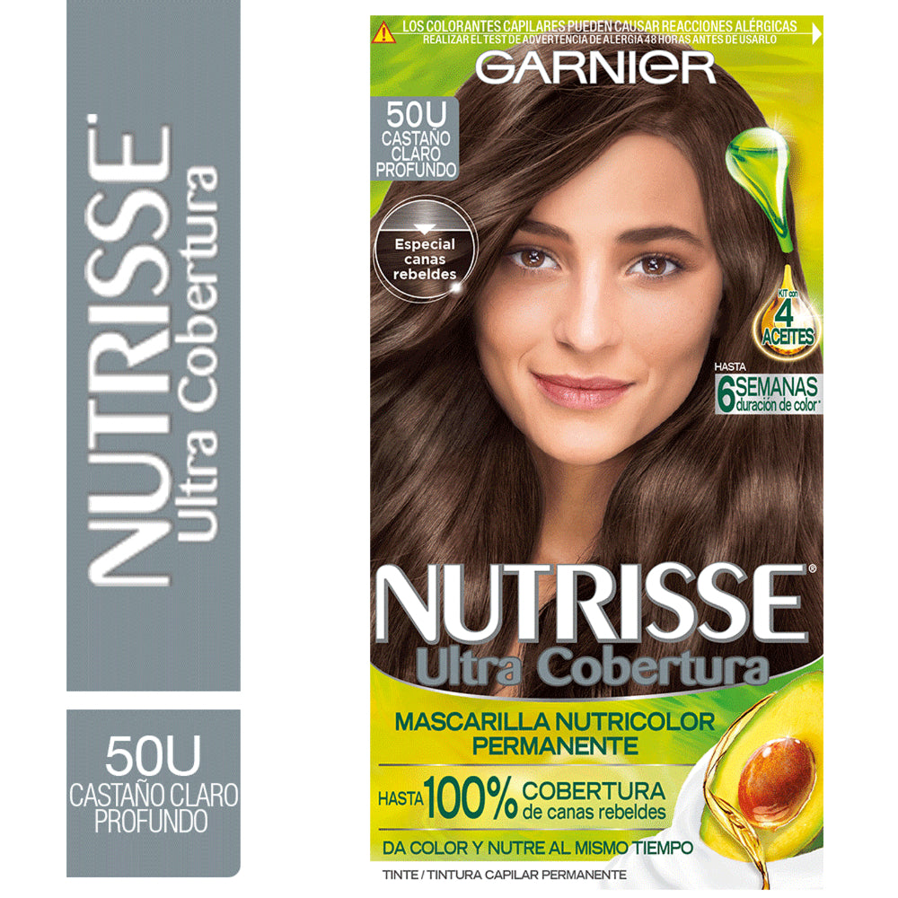 Tinte Nutrisse Ult Cob 50U Castaño Claro Profundo Garnier