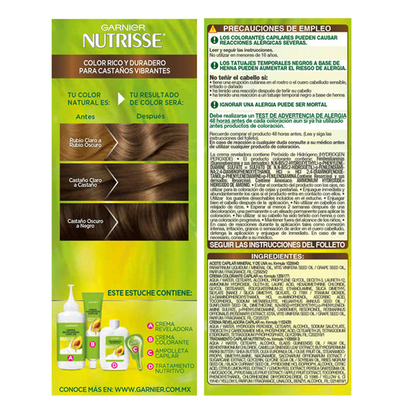 Tinte Nutrisse 60 Capuccino Garnier