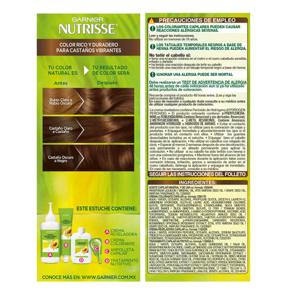 Tinte Nutrisse 57 Caramelo Garnier