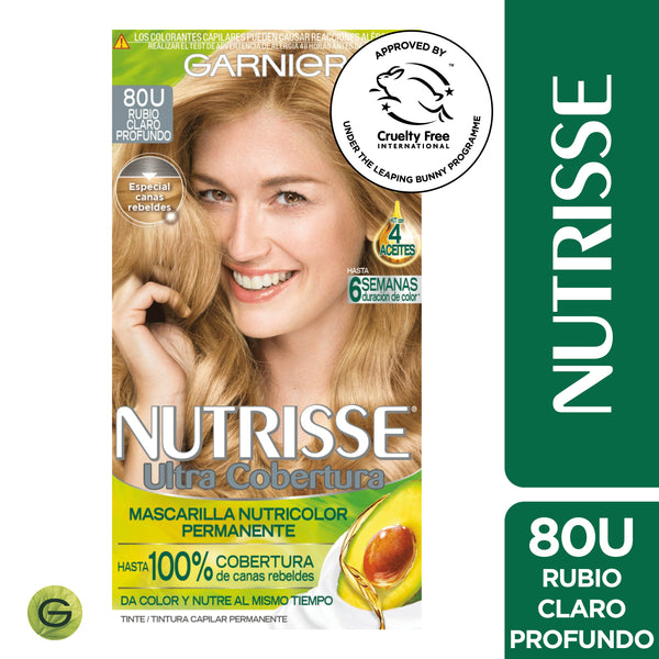 Tinte Nutrisse Ult Cob 80U Rubio Claro Profundo Garnier