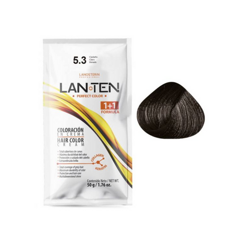 Coloración en Crema 5.3 Castaño Claro Dorado (Incluye activador)