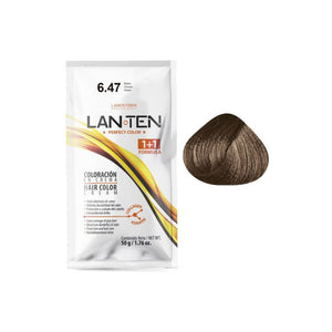 Coloración en Crema 6.47 Rubio Oscuro Glacé (Incluye activador)