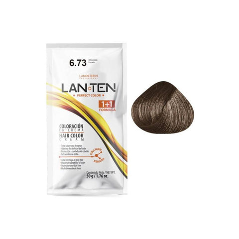 Coloración en Crema 6.73 Chocolate Dorado (Incluye activador)