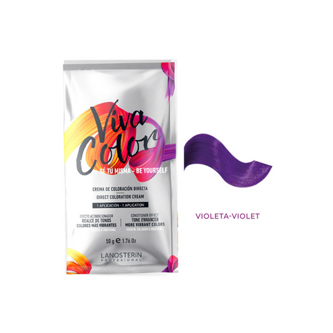 Crema de Coloración Viva Color 2000 Violeta 50g