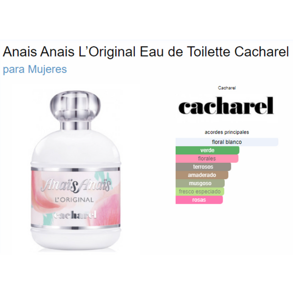 Anais Anais LOriginal EDT 100 ML Mujer TESTER