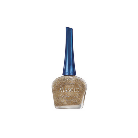 Esmalte Tradicional Color Granizado Dorado Masglo