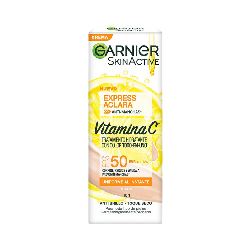 Garnier Crema Facial Express Aclara Clara 40 Gr