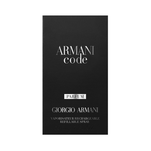 Giorgio Armani Code PARFUM 50 ML Hombre RECARGABLE