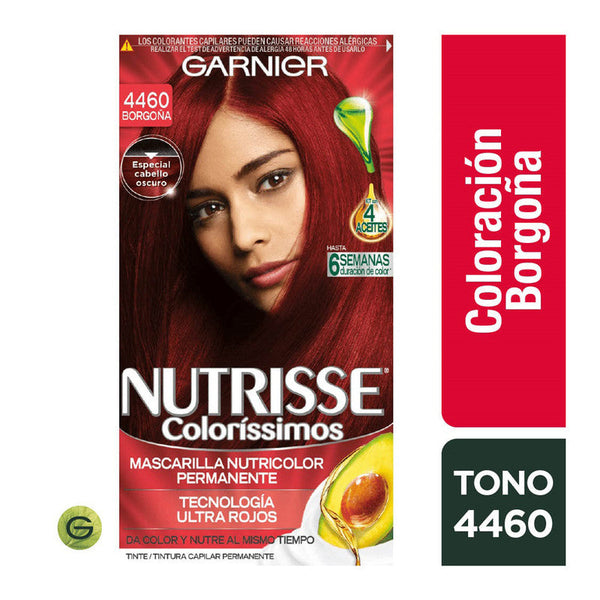 Tinte Nutrisse Clororíssimos 4460 Borgoña Garnier