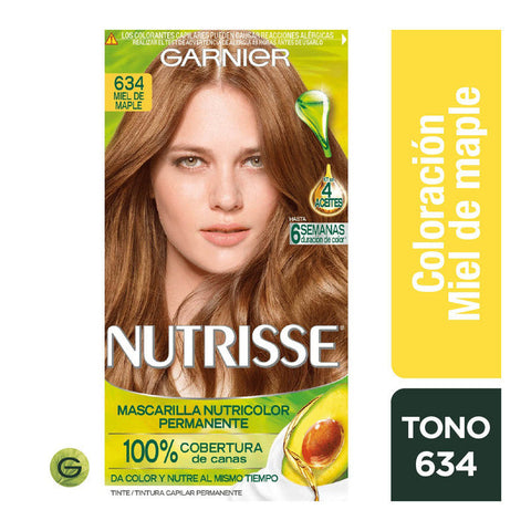 Tinte Nutrisse 634 Miel De Maple Garnier