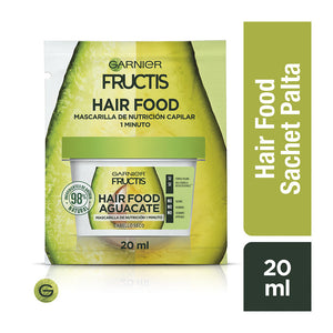 Mascarilla Vegana Fructis Hair Food Aguacate Cabello seco Sachet 20 Ml