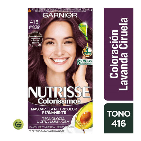 Tinte Nutrisse Clororíssimos 416 Lavanda Intensa Garnier