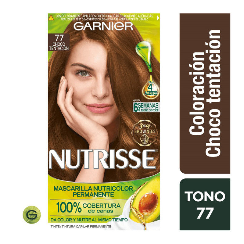 Tinte Nutrisse 77 Choco Tentación Garnier