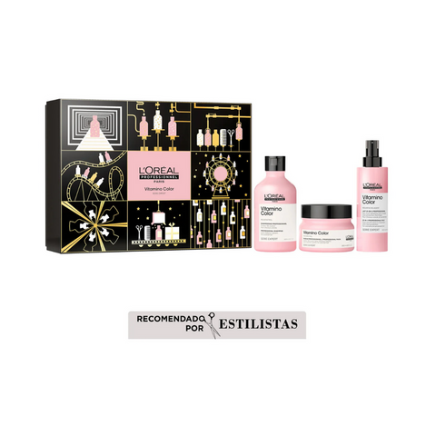 LOréal Professionnel Serie Expert Vitamino Color Shampoo 300 ml + Máscara 250 ml + Lait 10 en 1 190 ml