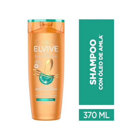 L'oréal Paris Shampoo Elvive Óleo Extraordinario Cabello Rizado 370 ML