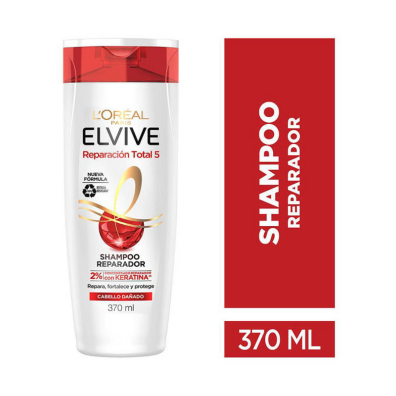 L'oréal Paris Shampoo Elvive Reparación Total 5 370 ML