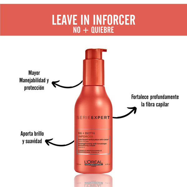 Crema Para Peinar Inforcer 150 ml L'Oréal Professionnel