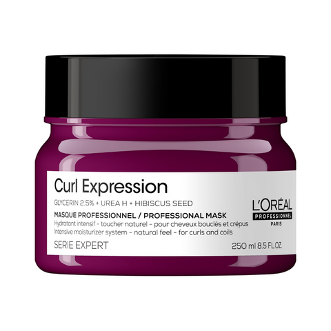 Máscara Hidratación Profunda Cabello Rizado y Ondas Curl Expression Serie Expert 250 ML Loreal Pro