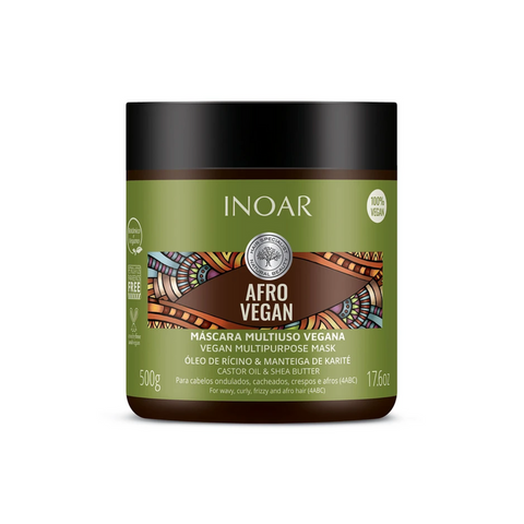 Máscara Multiuso INOAR Afro Vegan 500g