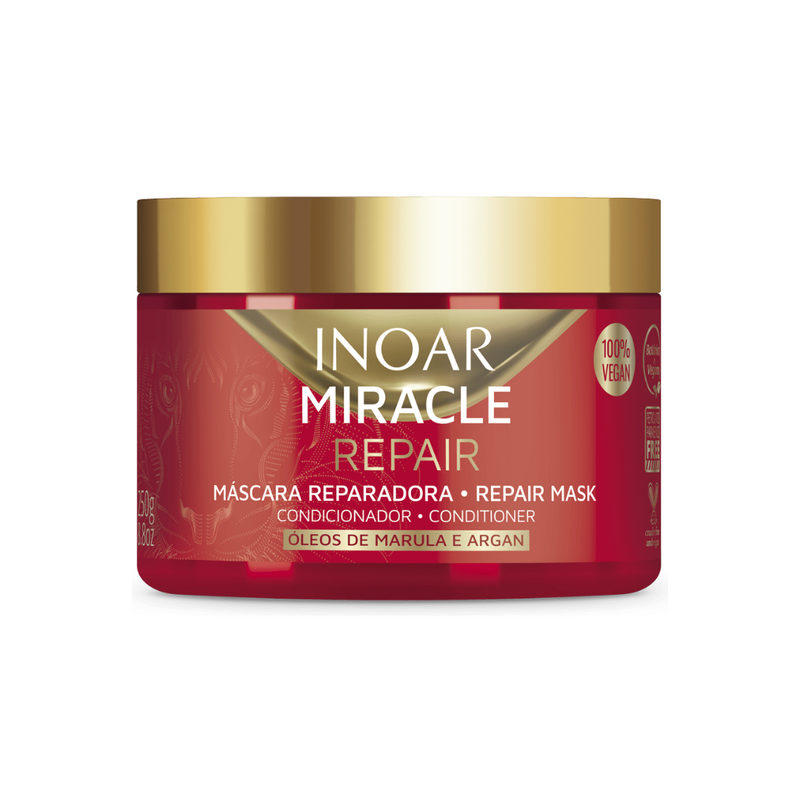 Máscara Reparadora INOAR Miracle Repair 250g