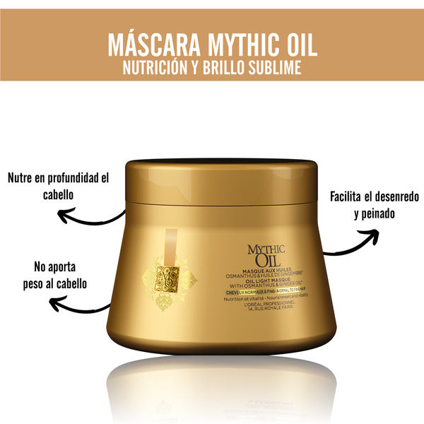 Máscara Mythic Oil 200 ml LOréal Professionnel