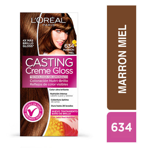 Tinte Casting Creme Gloss 634 Marrón Miel Jalea Real