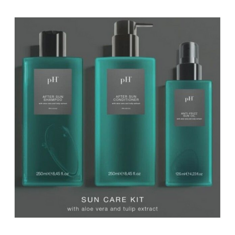 Shampoo + Acondicionador + Spray y bolso de regalo PH Sun Care Kit