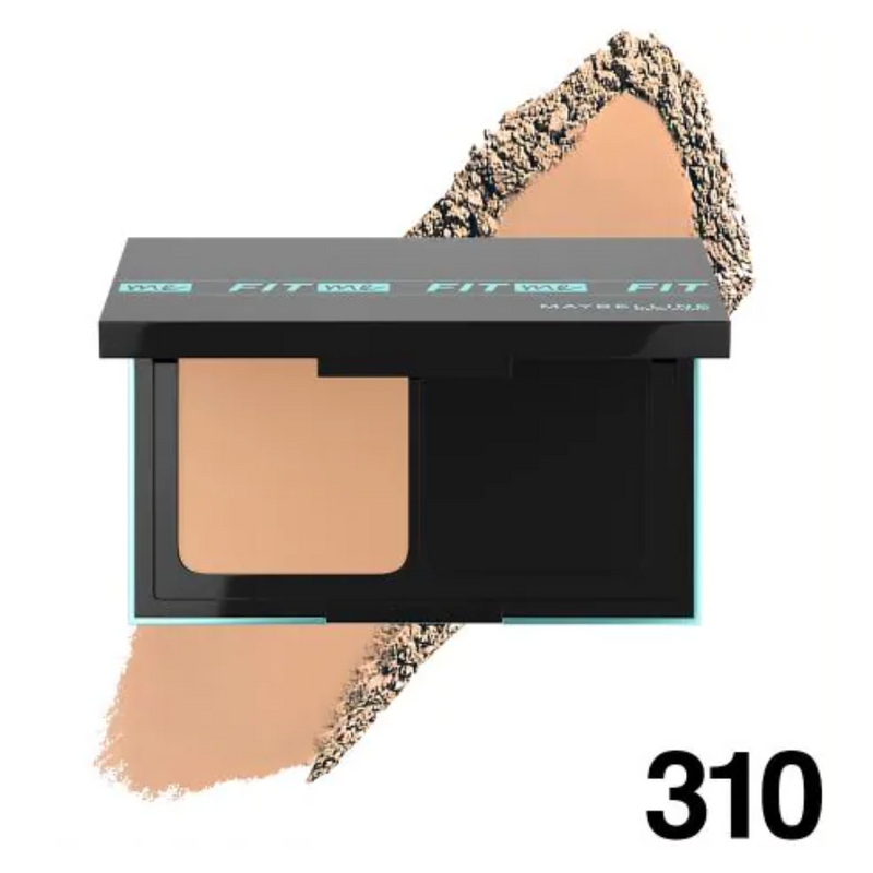 POLVO MAYBELLINE FIT ME PWD FOUNDATION 310 SUN BEIGE