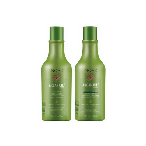 Pack INOAR Argan Oil Shampoo + Acondicionador 500 ml