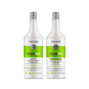 Pack INOAR Cicatrifios Shampoo + Acondicionador 1L