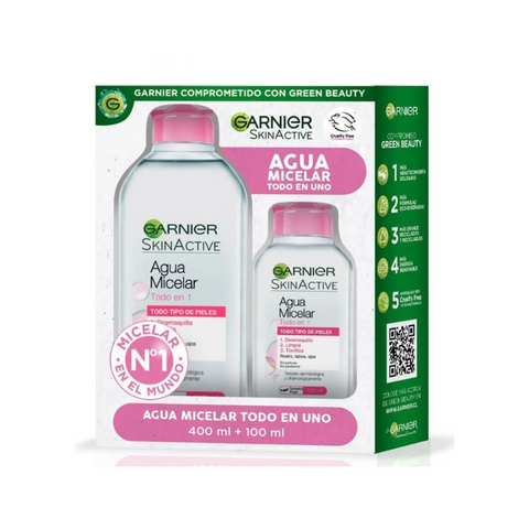 Pack Micelar Rosa 400 ML + Mini Micelar 100 ML